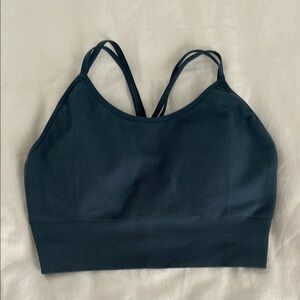 P'tula Razor Back Sports Bra in Tide Blue